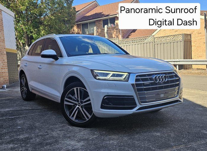 2020 Audi Q5 45 TFSI sport FY MY20 4X4 On Demand Glacier White