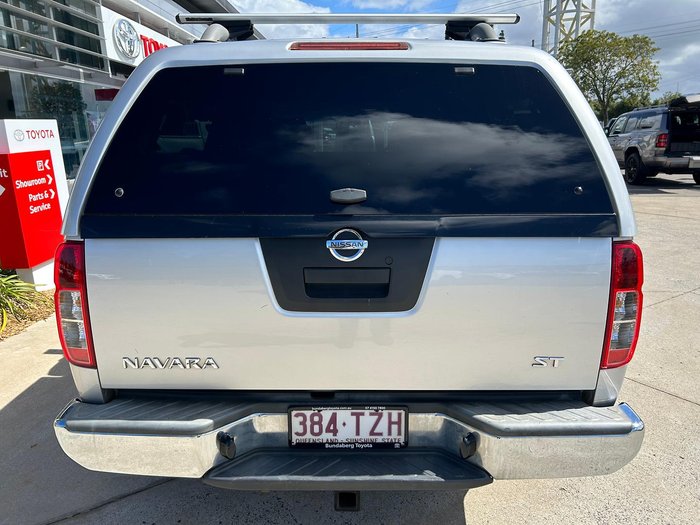 2012 Nissan Navara ST 25th Anniversary D40 Series 6 4X4 Dual Range Silver Lightning