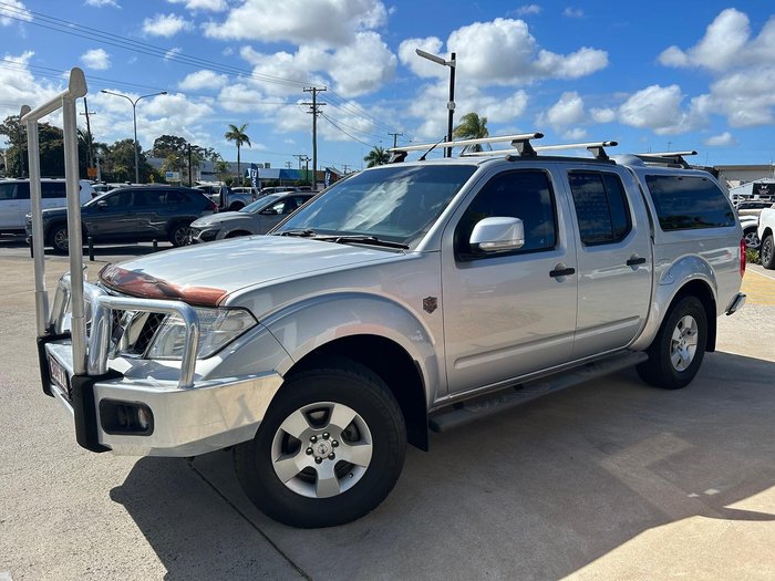 2012 Nissan Navara ST 25th Anniversary D40 Series 6 4X4 Dual Range Silver Lightning