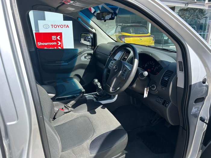2012 Nissan Navara ST 25th Anniversary D40 Series 6 4X4 Dual Range Silver Lightning