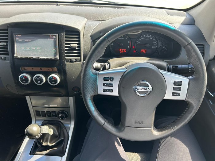 2012 Nissan Navara ST 25th Anniversary D40 Series 6 4X4 Dual Range Silver Lightning