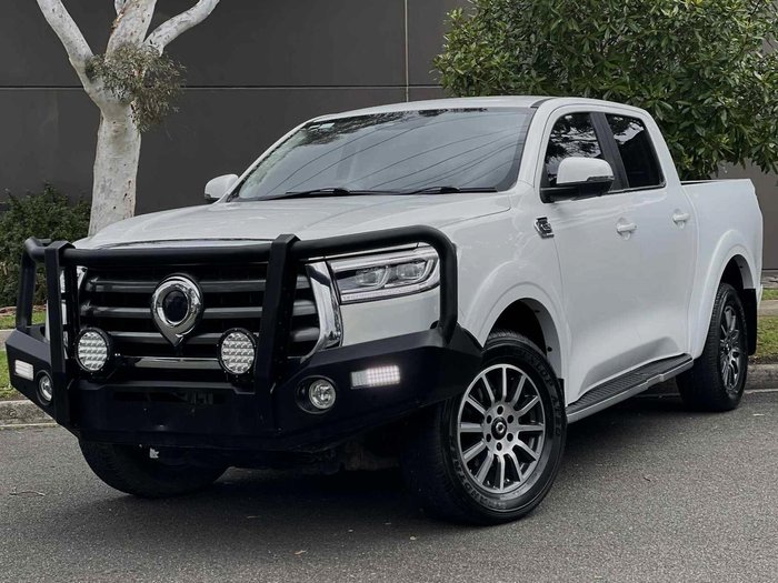 2022 GWM Ute Cannon NPW 4X4 Pearl White
