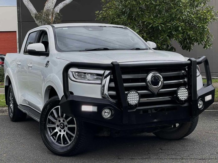 2022 GWM Ute Cannon NPW 4X4 Pearl White