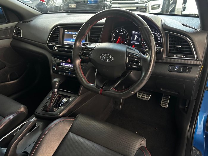 2017 Hyundai Elantra SR Turbo AD MY17 Marina Blue