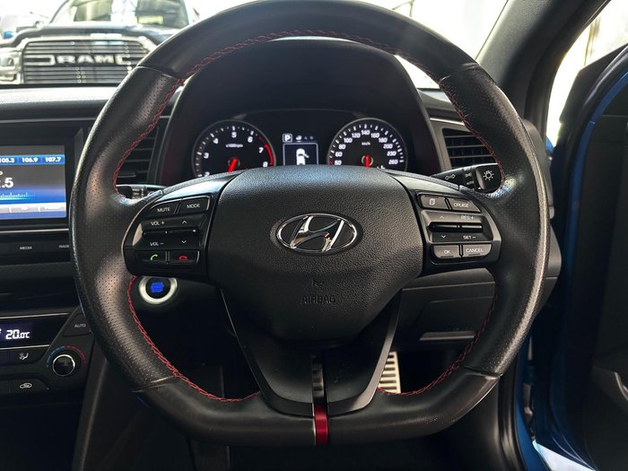 2017 Hyundai Elantra SR Turbo AD MY17 Marina Blue