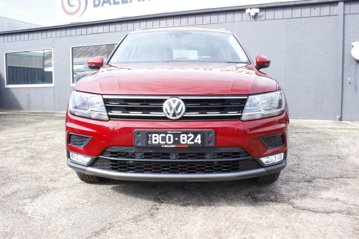 2016 Volkswagen Tiguan 132TSI Comfortline 5N MY17 Four Wheel Drive Ruby Red