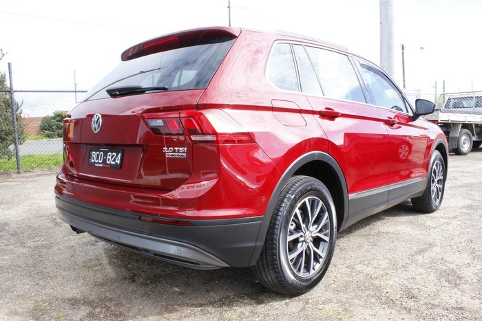 2016 Volkswagen Tiguan 132TSI Comfortline 5N MY17 Four Wheel Drive Ruby Red