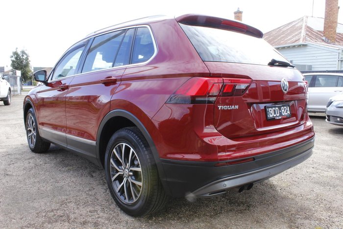 2016 Volkswagen Tiguan 132TSI Comfortline 5N MY17 Four Wheel Drive Ruby Red