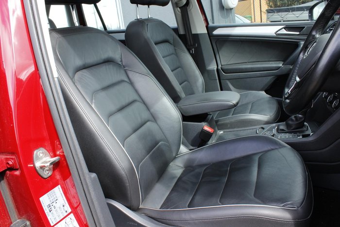 2016 Volkswagen Tiguan 132TSI Comfortline 5N MY17 Four Wheel Drive Ruby Red
