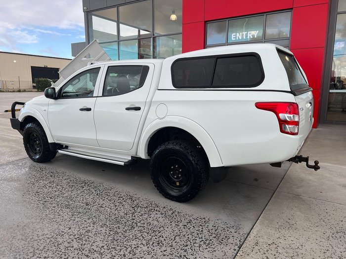2017 Mitsubishi Triton GLX MQ MY17 4X4 Dual Range White