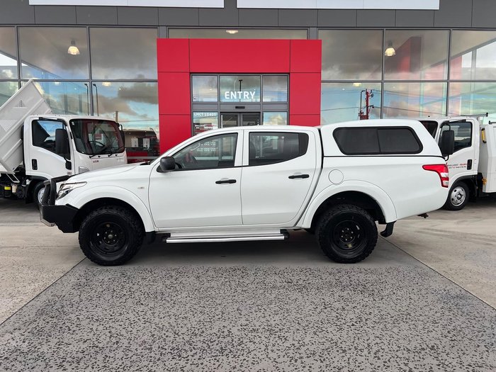 2017 Mitsubishi Triton GLX MQ MY17 4X4 Dual Range White