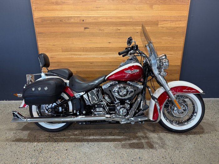 2013 Harley-davidson FLSTN SOFTAIL DELUXE White