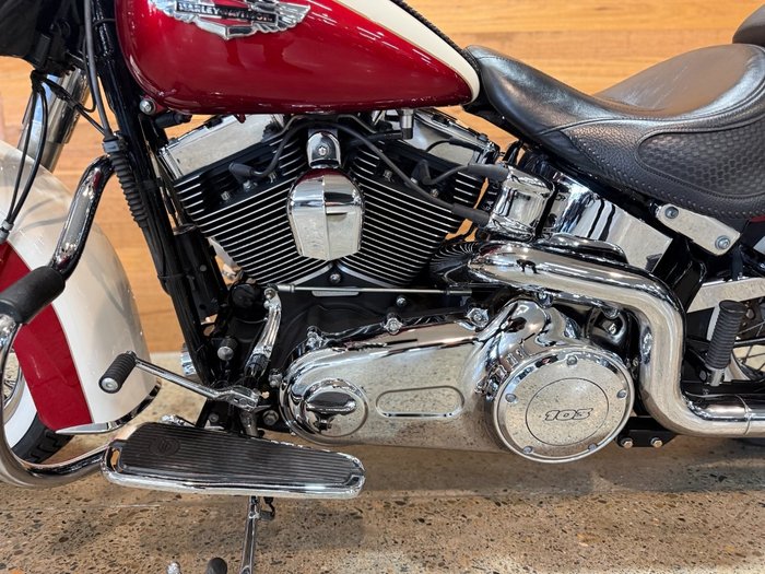 2013 Harley-davidson FLSTN SOFTAIL DELUXE White