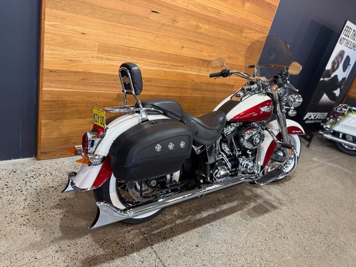 2013 Harley-davidson FLSTN SOFTAIL DELUXE White