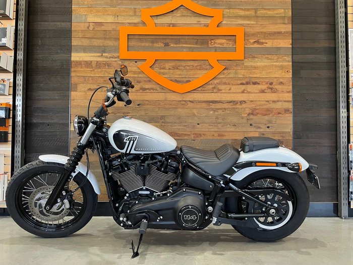 2021 Harley-Davidson Street Bob 114 (FXBBS) Softail White