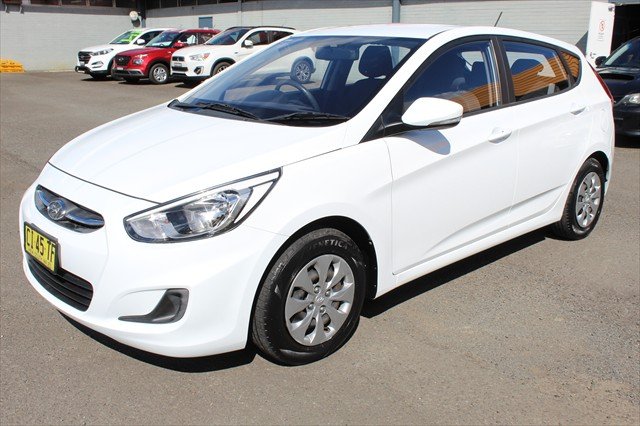 2016 Hyundai Accent Active RB4 MY17 Crystal White