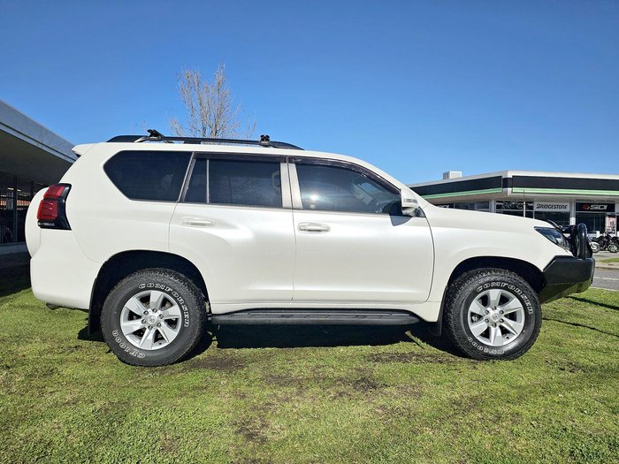 2017 Toyota Landcruiser Prado GXL GDJ150R 4X4 Dual Range Glacier White