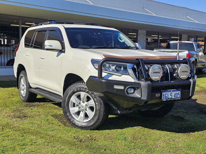 2017 Toyota Landcruiser Prado GXL GDJ150R 4X4 Dual Range Glacier White
