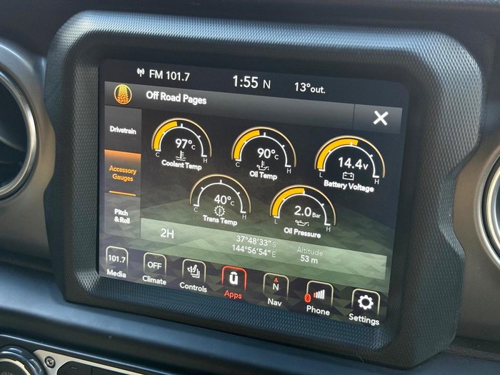 2019 Jeep Wrangler Unlimited Rubicon JL MY20 4X4 Dual Range Black