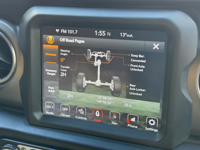 2019 Jeep Wrangler Unlimited Rubicon JL MY20 4X4 Dual Range Black