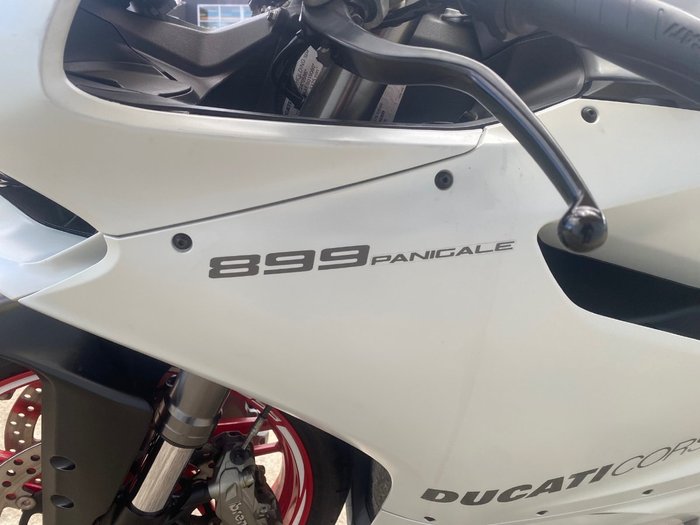 2014 DUCATI 899 PANIGALE White