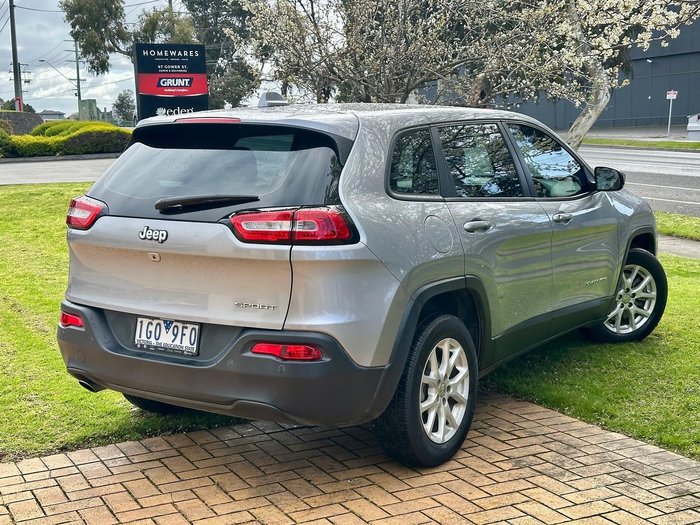2016 Jeep Cherokee Sport KL MY16 Billet Silver