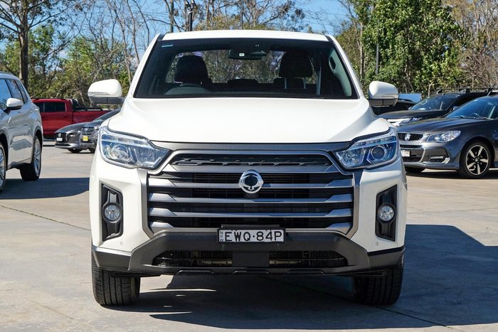 2022 SsangYong Musso Ultimate Q250 MY22 4X4 Dual Range WHITE