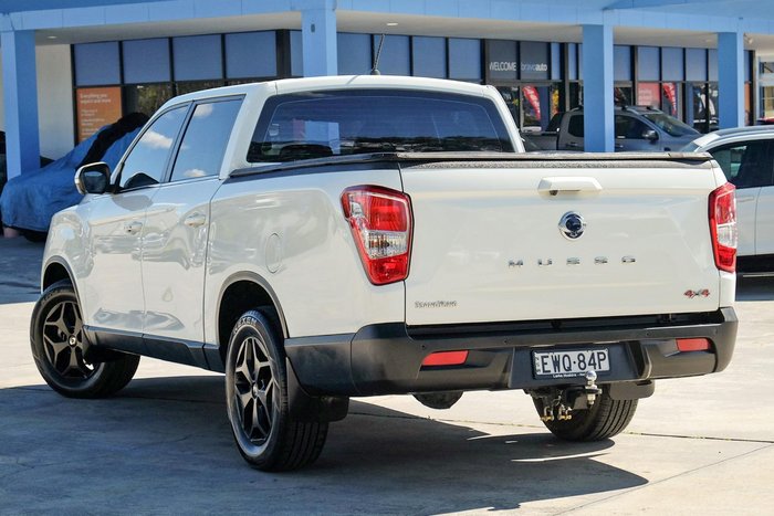 2022 SsangYong Musso Ultimate Q250 MY22 4X4 Dual Range WHITE