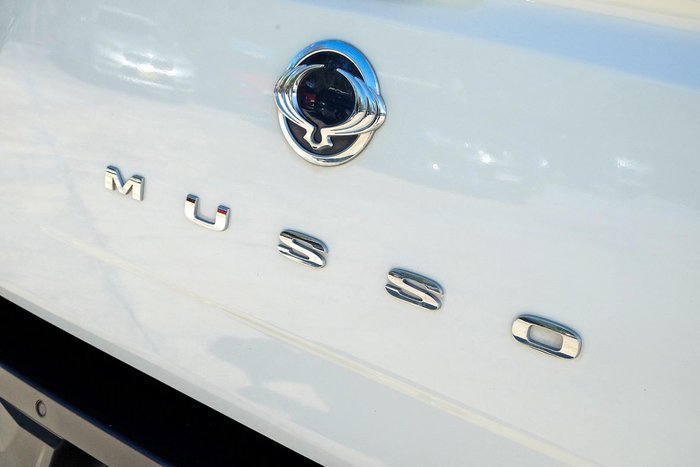 2022 SsangYong Musso Ultimate Q250 MY22 4X4 Dual Range WHITE