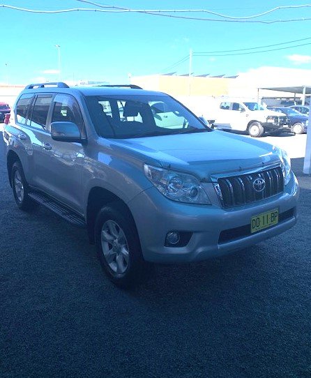 2012 Toyota Landcruiser Prado GXL KDJ150R 4X4 Constant SILVER