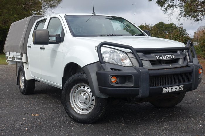 2016 Isuzu D-MAX SX MY15.5 4X4 Dual Range Splash White