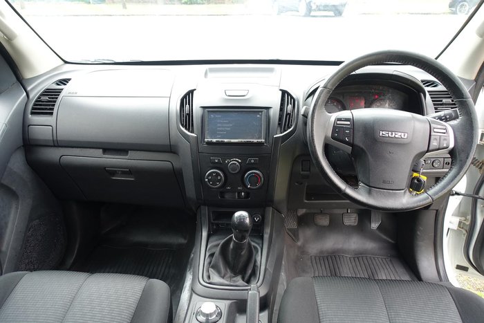 2016 Isuzu D-MAX SX MY15.5 4X4 Dual Range Splash White