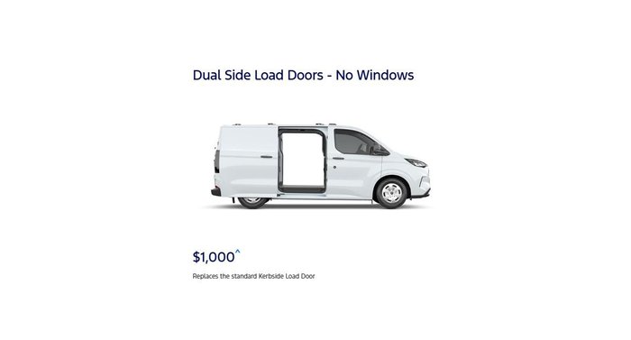 2025 Ford Transit Custom