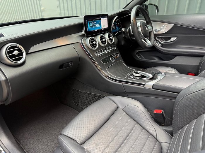 2019 Mercedes-Benz C-Class C200 A205 Obsidian Black