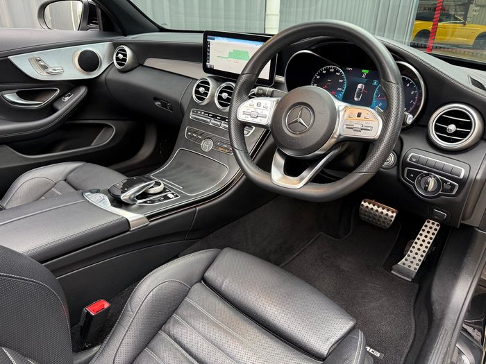2019 Mercedes-Benz C-Class C200 A205 Obsidian Black