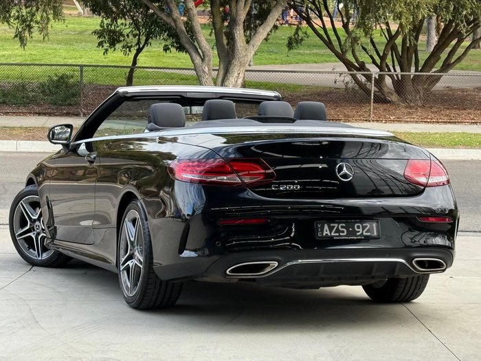 2019 Mercedes-Benz C-Class C200 A205 Obsidian Black