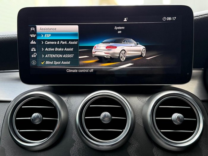 2019 Mercedes-Benz C-Class C200 A205 Obsidian Black