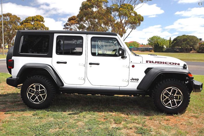 2025 Jeep Wrangler Unlimited Rubicon JL MY25 4X4 Dual Range Bright White