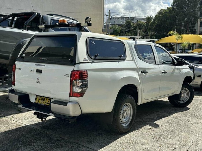 2019 Mitsubishi Triton GLX ADAS MR MY19 4X4 Dual Range White