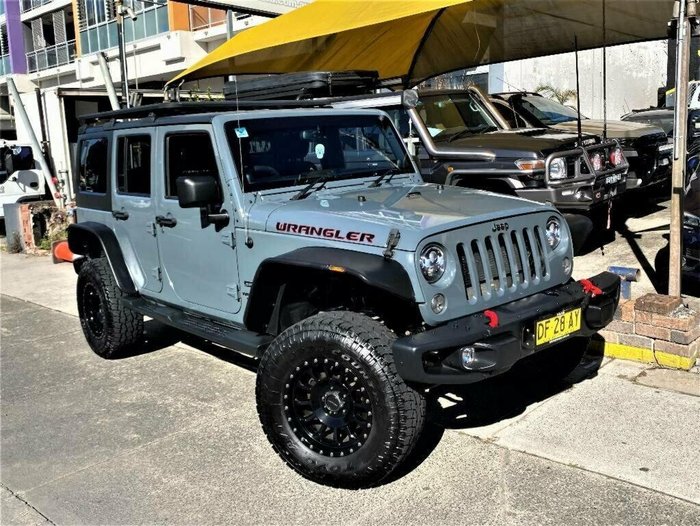 2014 Jeep Wrangler Unlimited Sport JK MY14 4X4 Dual Range Grey