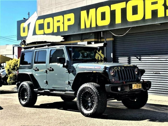 2014 Jeep Wrangler Unlimited Sport JK MY14 4X4 Dual Range Grey