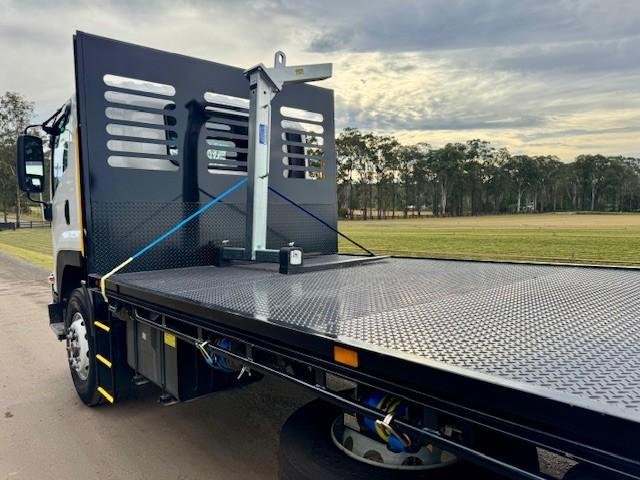 2024 Isuzu Fvy 240-300 Auto Crane Truck, 1750Kms, Comes With Rego