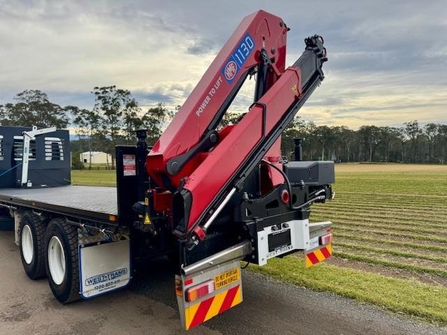 2024 Isuzu Fvy 240-300 Auto Crane Truck, 1750Kms, Comes With Rego