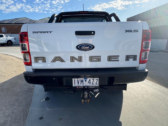 2022 Ford Ranger Sport PX MkIII MY21.75 4X4 Dual Range Arctic White
