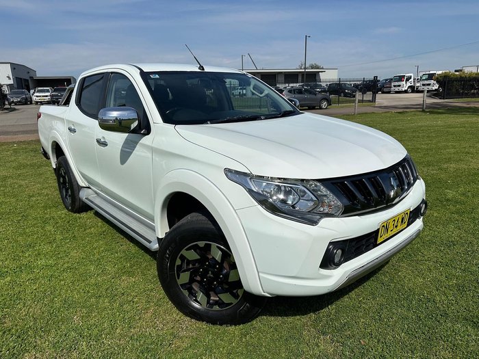 2017 Mitsubishi Triton Exceed MQ MY17 4X4 Dual Range White