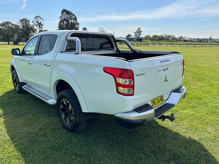 2017 Mitsubishi Triton Exceed MQ MY17 4X4 Dual Range White