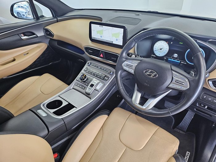 2022 Hyundai Santa Fe Highlander TM.V4 MY22 4X4 On Demand Glacier White