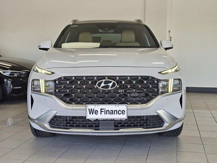 2022 Hyundai Santa Fe Highlander TM.V4 MY22 4X4 On Demand Glacier White