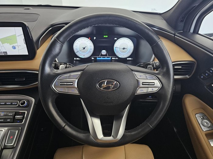 2022 Hyundai Santa Fe Highlander TM.V4 MY22 4X4 On Demand Glacier White