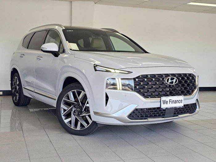 2022 Hyundai Santa Fe Highlander TM.V4 MY22 4X4 On Demand Glacier White